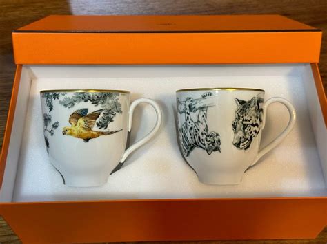 mugs hermes|authentic Hermes plates.